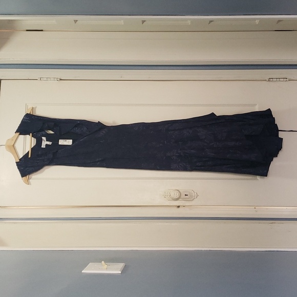 Addition Elle 22 Ruffled Textured Wrap high low dress - Picture 8 of 10